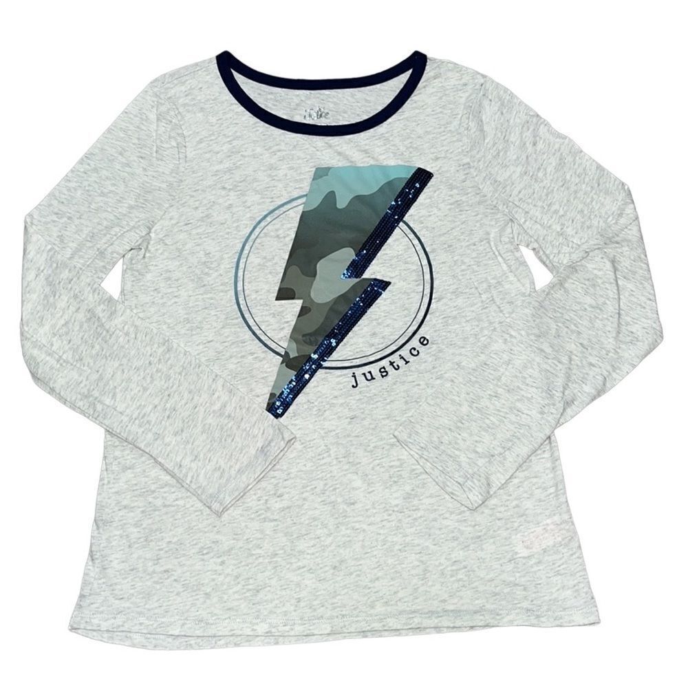 Justice Long Sleeve Graphic Tee
